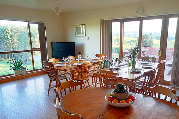 Large dining room and communal area