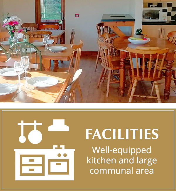 Plasnewydd Bunkhouse offers a well equipped kitchen and large communal area